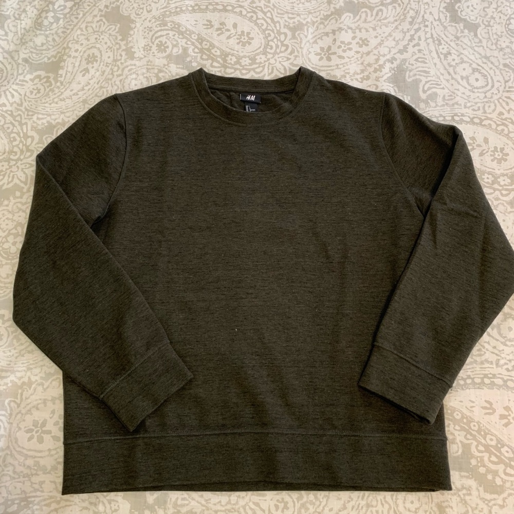 H&M Army Green Sweatshirt (L)
